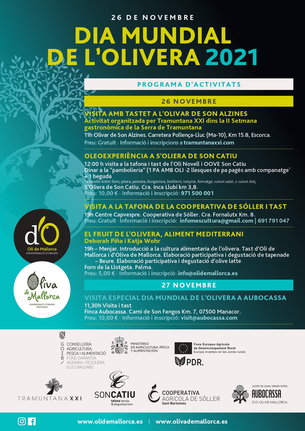 Dia mundial de l'olivera - Notícies - Illes Balears - Productes agroalimentaris, denominacions d'origen i gastronomia balear